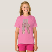 T-shirt Chaussures de ballets (Devant entier)