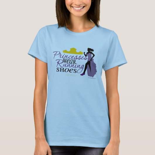 T-shirt Chaussures de course de princesses Wear (Devant)