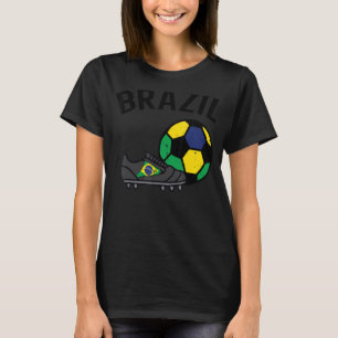 T-shirt Chaussures de Football Fan Hommes Femmes Drapeau B