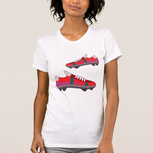 T-shirt Chaussures de football féminin (Devant)
