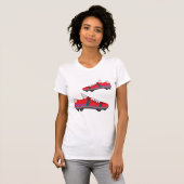T-shirt Chaussures de football féminin (Devant entier)