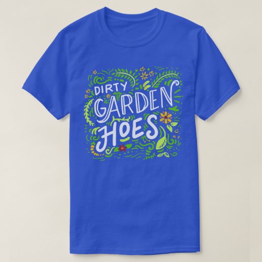 T-shirt Chaussures de jardin sales (Design devant)