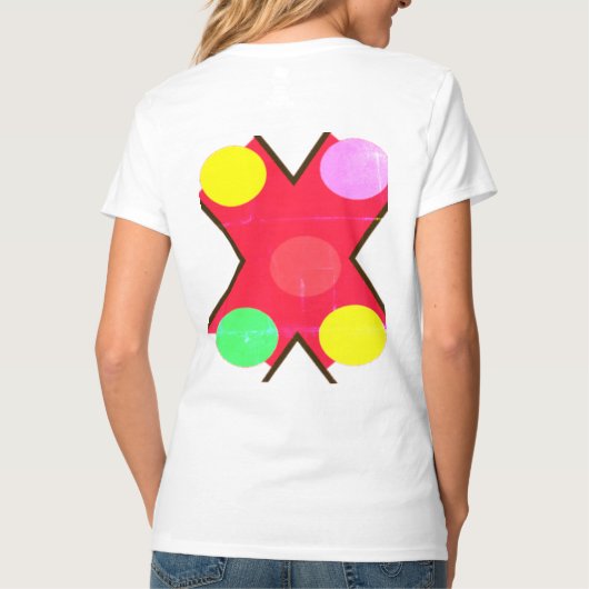 T-SHIRT CHAUSSURES D'ÉQUIPAGE POINTS GÉANTS JAUNE ROUGE CL (Dos)