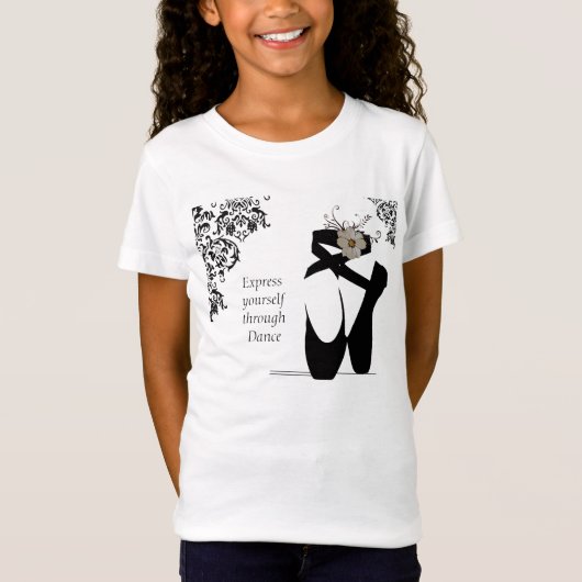 T-Shirt Chaussures d'orteil avec l'invitation noire de (Devant)