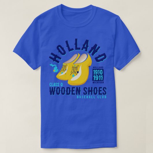 T-shirt Chaussures en bois Holland (Design devant)