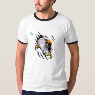 T-shirt chaussures en toile d'aigle