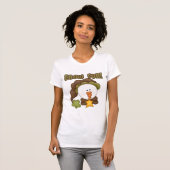 T-shirt Chaussures et cadeaux One Fun de neige (Devant entier)