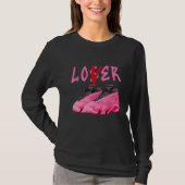 T-shirt Chaussures Loser Drip Basket Match 14 Shocking Ros (Devant)