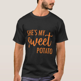 T-shirt Chaussures Ma Pomme De Terre Douce I Yam Valentine