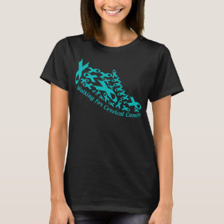 T-shirt chaussures pour cancer du col utérin