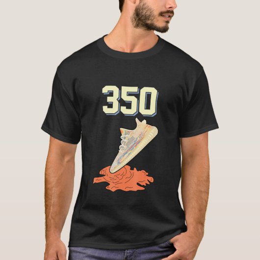 T-shirt Chaussures Unisex Déchets Match 350 V2 Mx avoine (Devant)