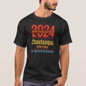 T-shirt Chautauqua New York NY Total Solar Eclipse 2024 4 (Devant)