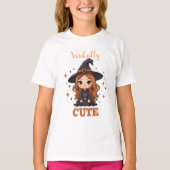 T-shirt Chauve sorcière d'Halloween | Éffrayant adorable (Devant)