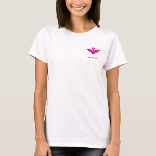 T-shirt Chauve-souris rose