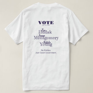 T-shirt CHB Dems Hudak Montgomery Young