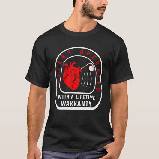 T-shirt CHD Warrior Pacemaker Battery Operated Heart Patie (Devant)