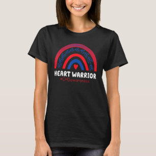 T-shirt Chd Warrior Rouge & Bleu Arc-en-ciel Il Maladie La