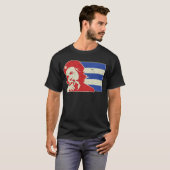 T-shirt Che Guevara Cuban Flag  (Devant entier)