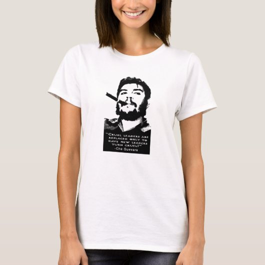 T-shirt Che Guevara fumant un cigare cubain aucun doute (Devant)