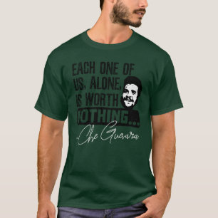 T-shirt Che Guevara un seul en valeur rien communiste