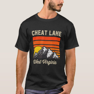 T-shirt Cheat Lake West Virginia Retro City State Usa