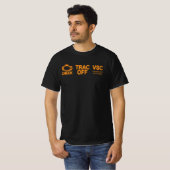 T-shirt Check Engine Trac Off VSC Scion XB Warning Lights  (Devant entier)