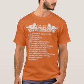 T-shirt Checklist Funny Groom (Devant)