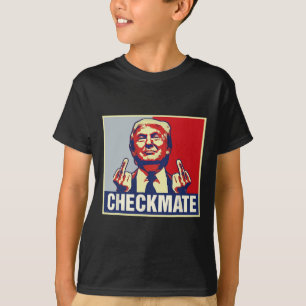 T-shirt Checkmate Funny Trump 2024 Campagne présidentielle