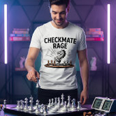 T-shirt Checkmate Rage – Bold Chess Battle Design