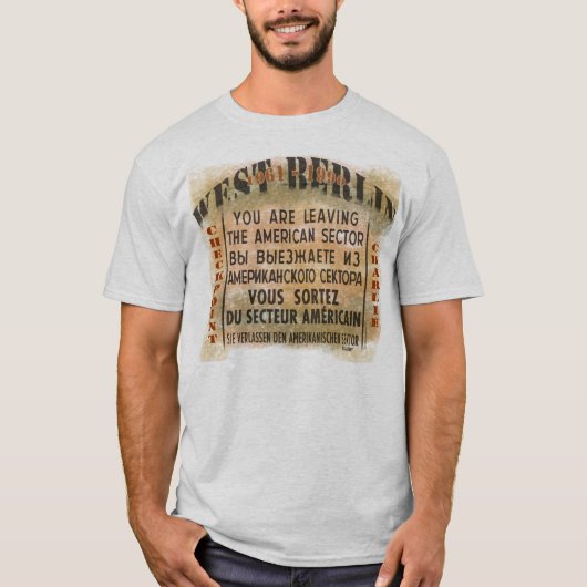 T-shirt CheckPointCharlie (Devant)
