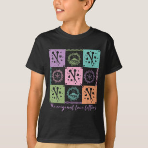 T-shirt Checkred Les Lettres D'Amour Originales Chrétien J