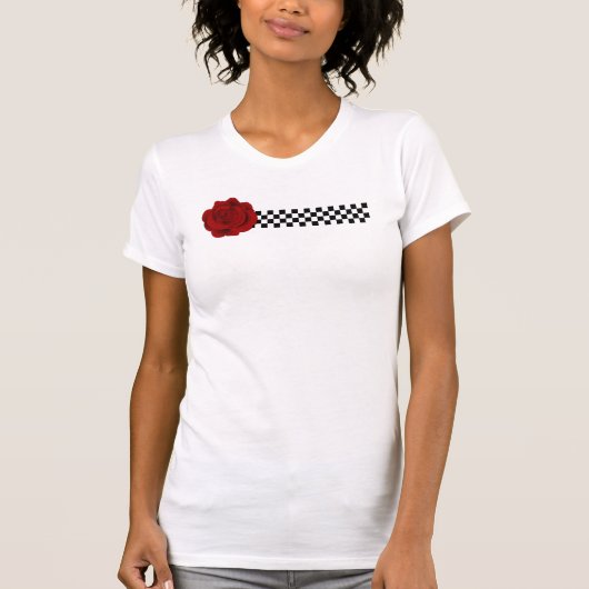 T-shirt checkrose (Devant)