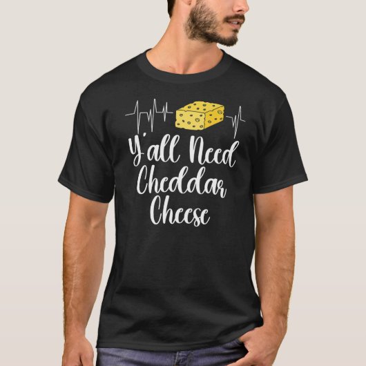 T-shirt Cheddar Fromage Alimentation 4 (Devant)
