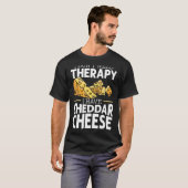 T-shirt Cheddar Fromage Aliments 6 (Devant entier)