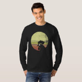 T-shirt Cheeky Chicken Retro Sunset (Devant entier)