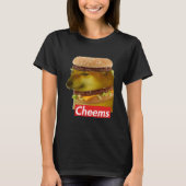 T-shirt Cheems Cheemsburbger Ironic Doge meme (Devant)