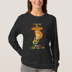 T-shirt Cheems Cinco De Mayo Mème Parti Mexicain Shiba Inu