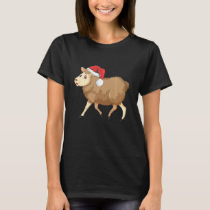 T-shirt Cheep Santa Hat Joyeux sapin de Noël Pajama Vacati