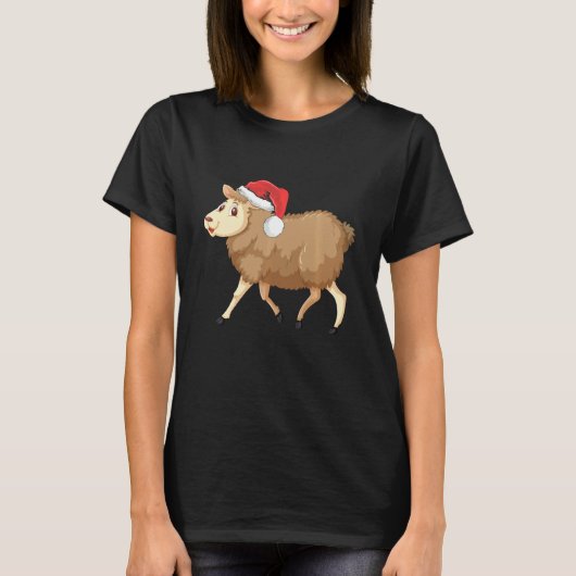 T-shirt Cheep Santa Hat Joyeux sapin de Noël Pajama Vacati (Devant)