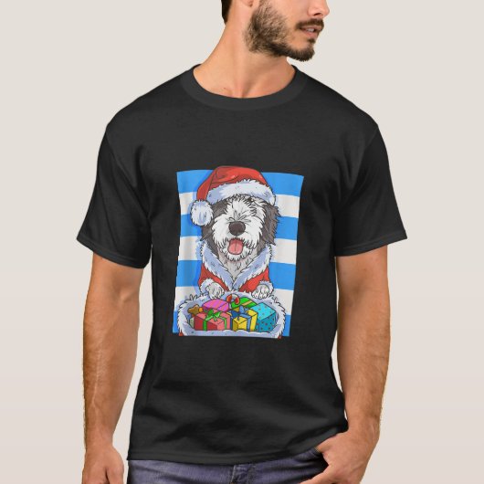T-shirt Cheepadoodle mignon chien Noël Noël Noël Noël Noël (Devant)