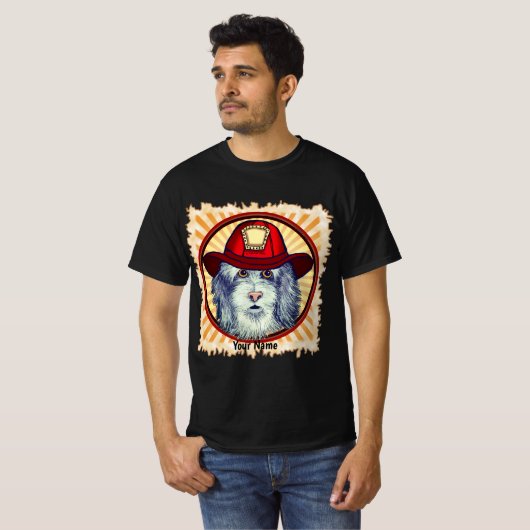T-shirt Cheepdog Firefighter (Devant entier)