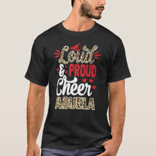 T-shirt Cheer Abuela Plus Grand Empreinte de léopard De Ve