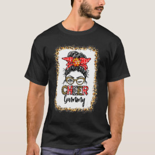 T-shirt Cheer Blond Gammy Cheerleading Chignon Méssé Léopa