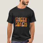 T-shirt Cheer Coach School Spirit Team Retro (Devant)