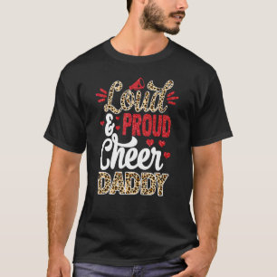 T-shirt Cheer Daddy Plus Grand Empreinte de léopard De Ven