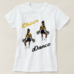 T-shirt Cheer/Dance (Camo Jaune)