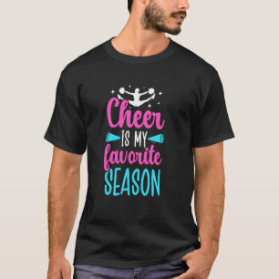 T-shirt Cheer Est Ma Saison Préférée Cheerleader Cheerlead