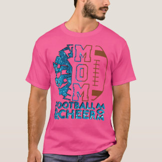T-shirt Cheer Football Cheerleading Maman des Deux Bun Méc