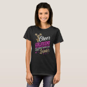 T-shirt Cheer Girlfriend Plus Grand Empreinte de léopard V (Devant entier)