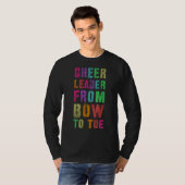 T-shirt Cheer Leader De Bow À Toe Cheerleader Équipe Che (Devant entier)
